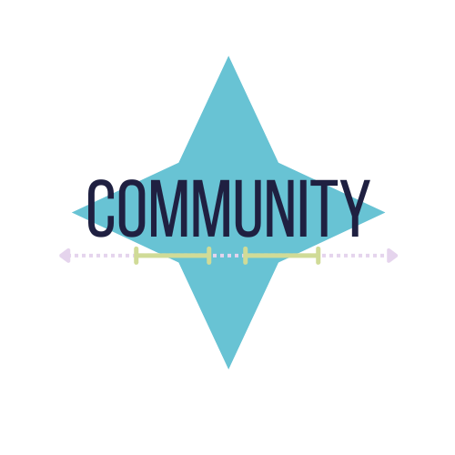 icon that says community