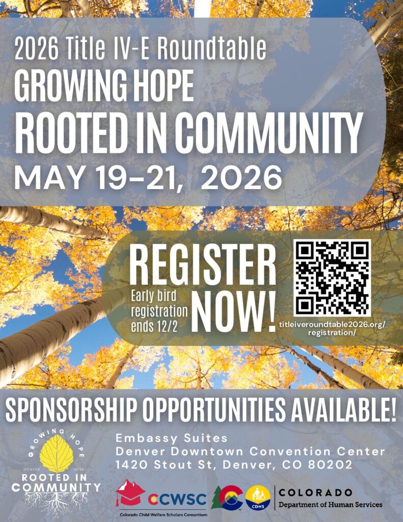 CCWSC Title IV-E Round Table Flyer